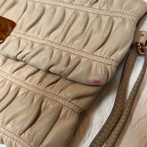 Prada Turn Lock Wristlet Clutch Gaufre Nappa Small - Picture 4 of 10